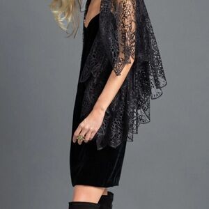 Roberto Cavalli Black and Gold Lace Designer Dress